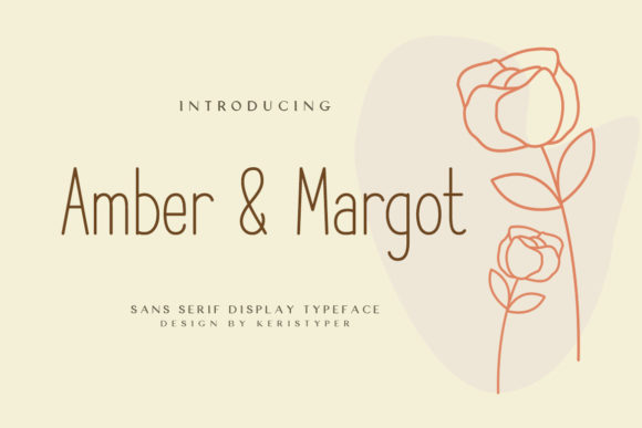 Amber Margot: The Clean Sans Serif Font for Polished Brand Identity