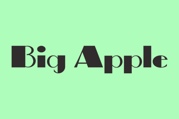 Big Apple Typeface: A Playful Display Font for Modern Web Design