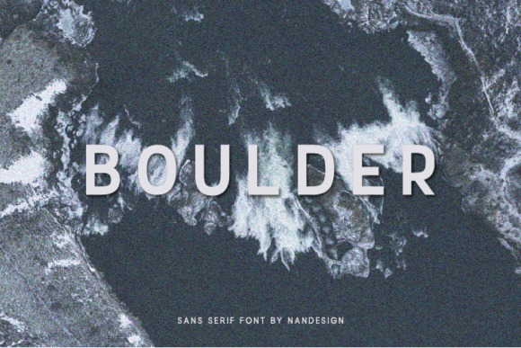 Boulder Typeface: Elevating Campaign Clarity with Clean Sans Serif Design