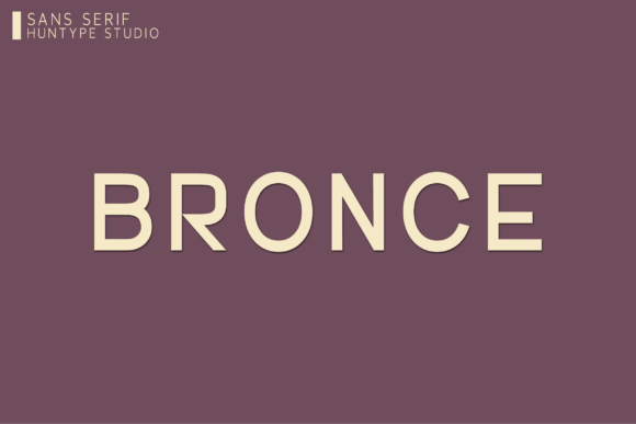 Bronce: The Versatile Sans Serif Font for Modern Brand Identity