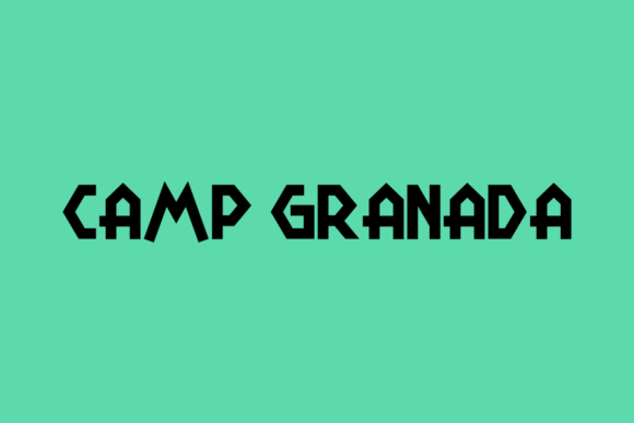 Camp Granada: A Geometric Sans Serif for Bold Web Design
