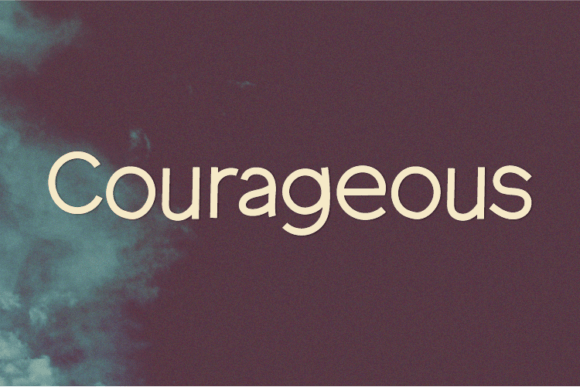 Courageous: The Modern Sans Serif Typeface for Handmade Brands