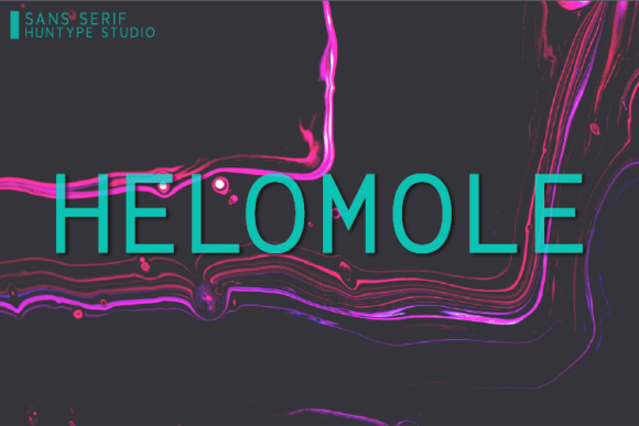 Helomole: A Clean Sans Serif Font for Polished Brand Identity
