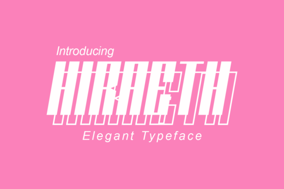 Hiraeth Typeface: Elevating Editorial Design with Minimalist Clarity