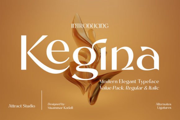 Kegina: The Modern Sans Serif Typeface for Handmade Branding