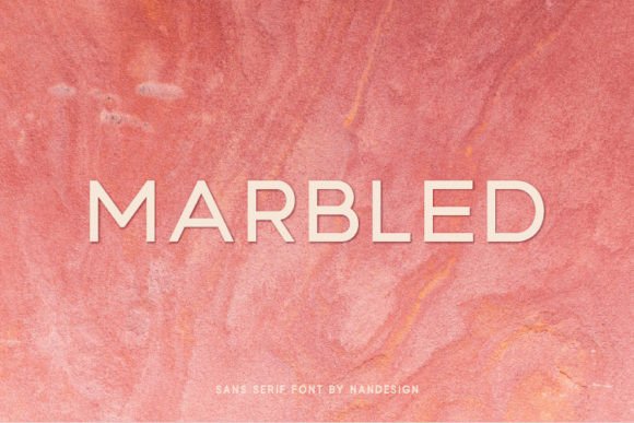 Marbled Typeface: Elevate Your Brand Identity