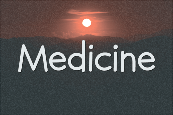 Medicine: A Natural Sans Serif Typeface for Editorial Clarity