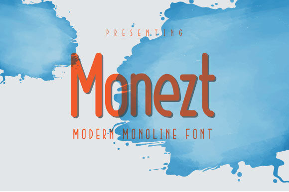 Monezt Typeface: A Clean Sans Serif for Modern Craft Projects