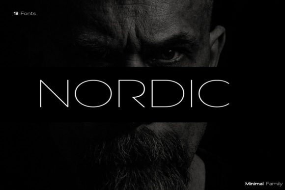 Nordic Typeface: A Modern Sans Serif for Clean Digital Design