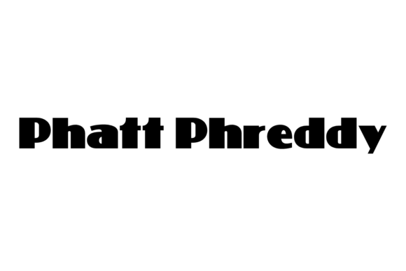 Phatt Phreddy: A Bold Display Typeface for Strong Brand Identity