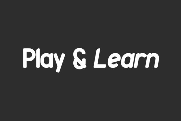 Play Learn: The Modern Sans Serif Typeface for Editorial Design