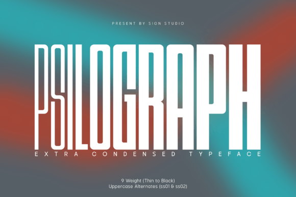 Psilograph: The Condensed Sans Serif for Scroll-Stopping Digital Design