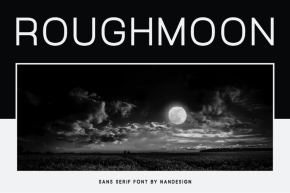 Roughmoon: A Stunning Sans Serif for Modern Brand Identity