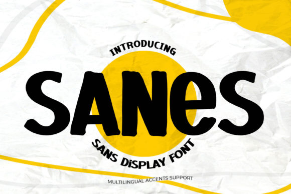 Sanes Typeface: Authentic Handmade Charm for Your Shop