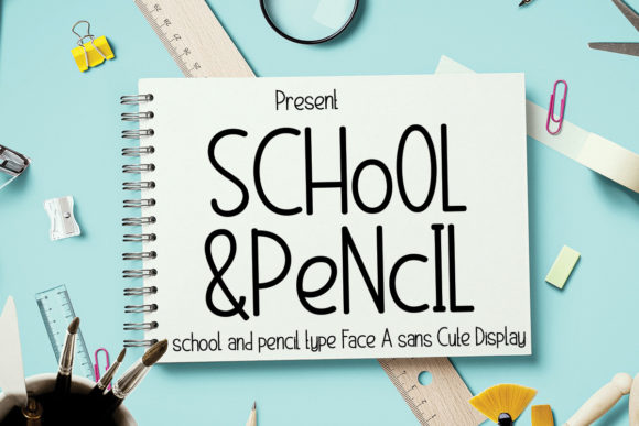 School and Pencil Typeface: A Maker’s Review for Labels and Prints
