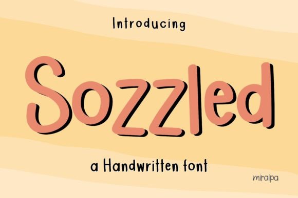 Sozzled Typeface: A Friendly Sans Serif for Modern Brand Identity